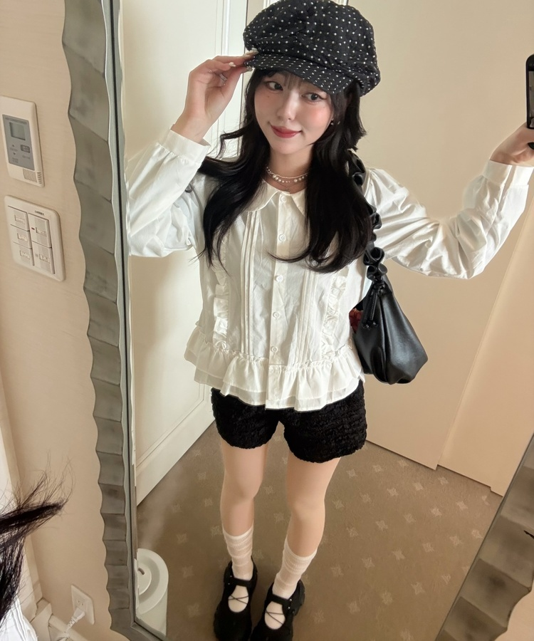 통굽 스트랩 슈즈 블랙