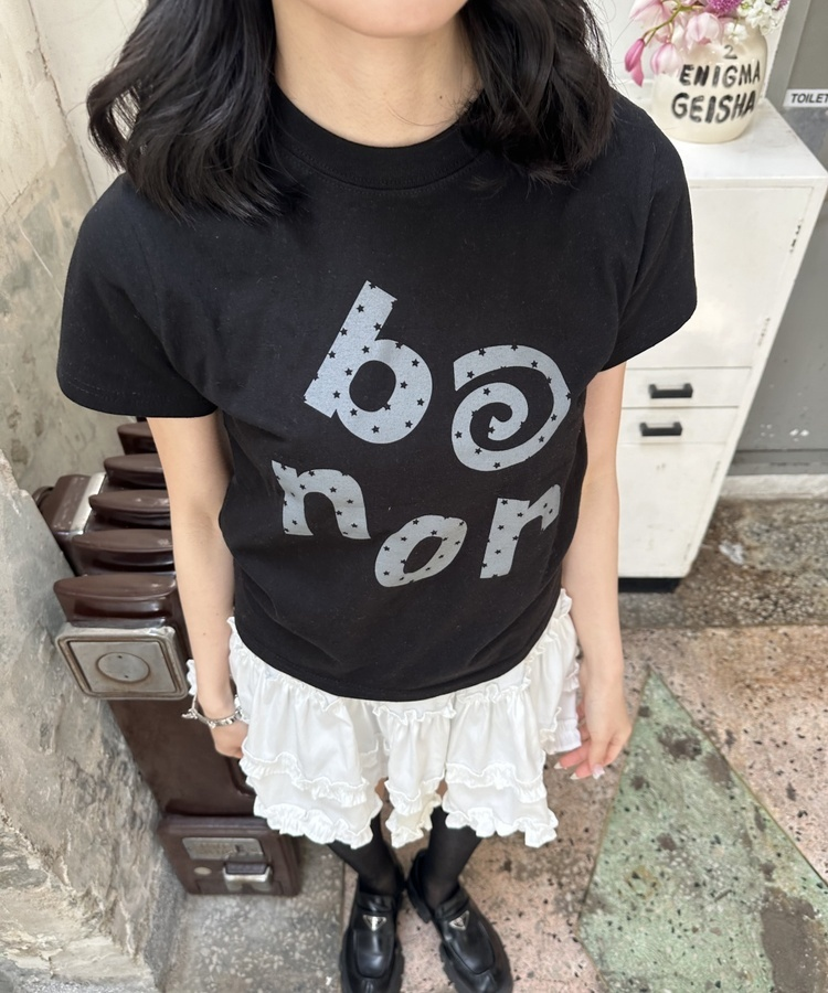 ヴィンテージロゴ半袖Tシャツ BLACK