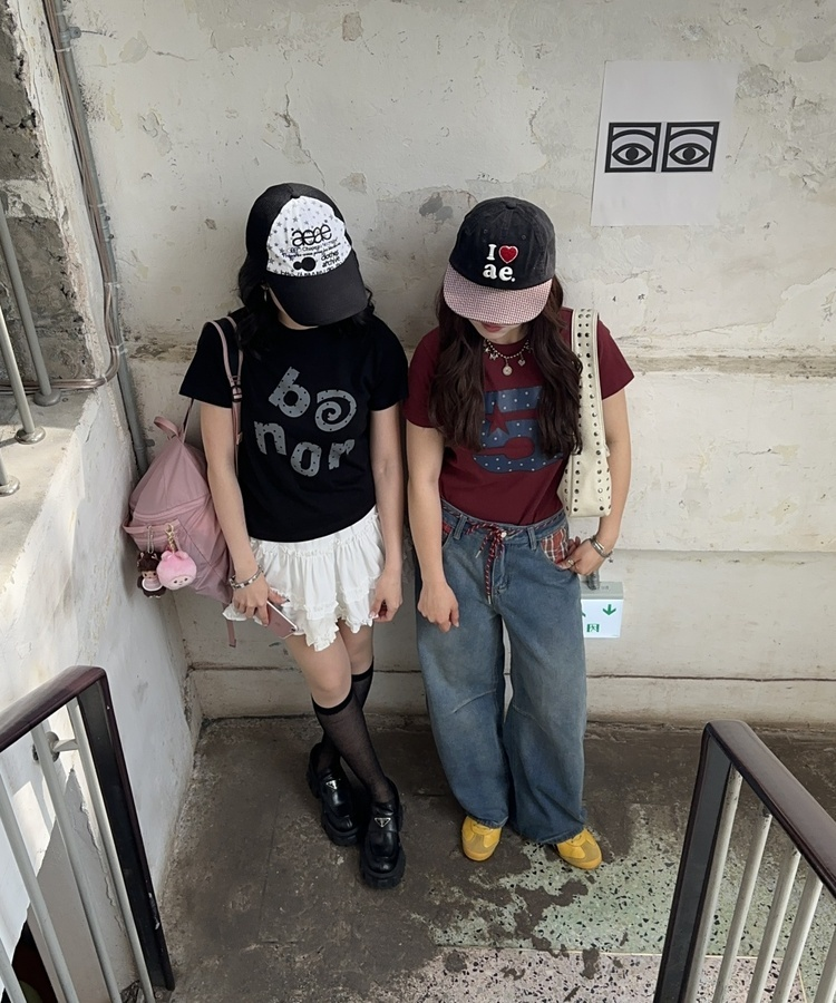 ヴィンテージロゴ半袖Tシャツ BLACK