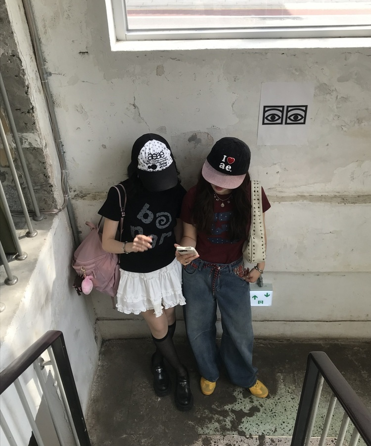 ヴィンテージロゴ半袖Tシャツ BLACK