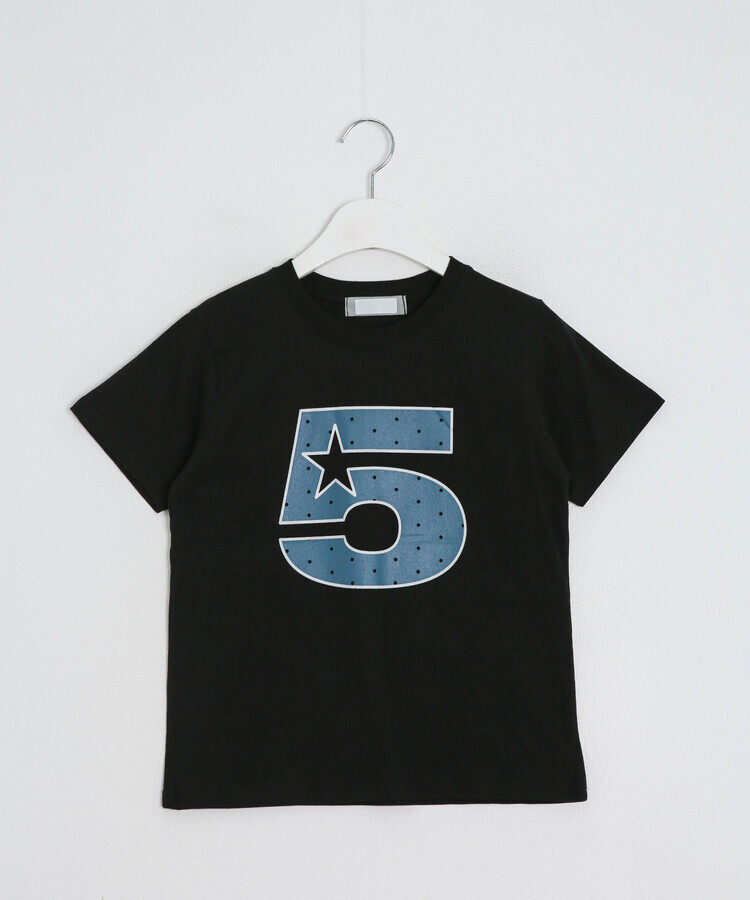 ナンバードットクロップ半袖Tシャツ