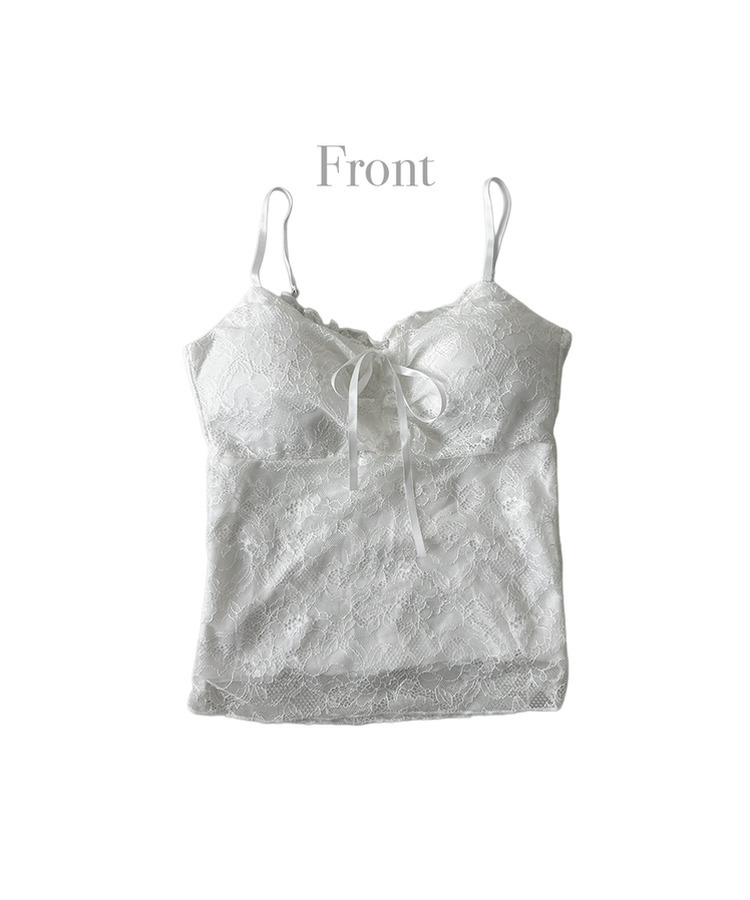 【カップ付き】レースキャミソール