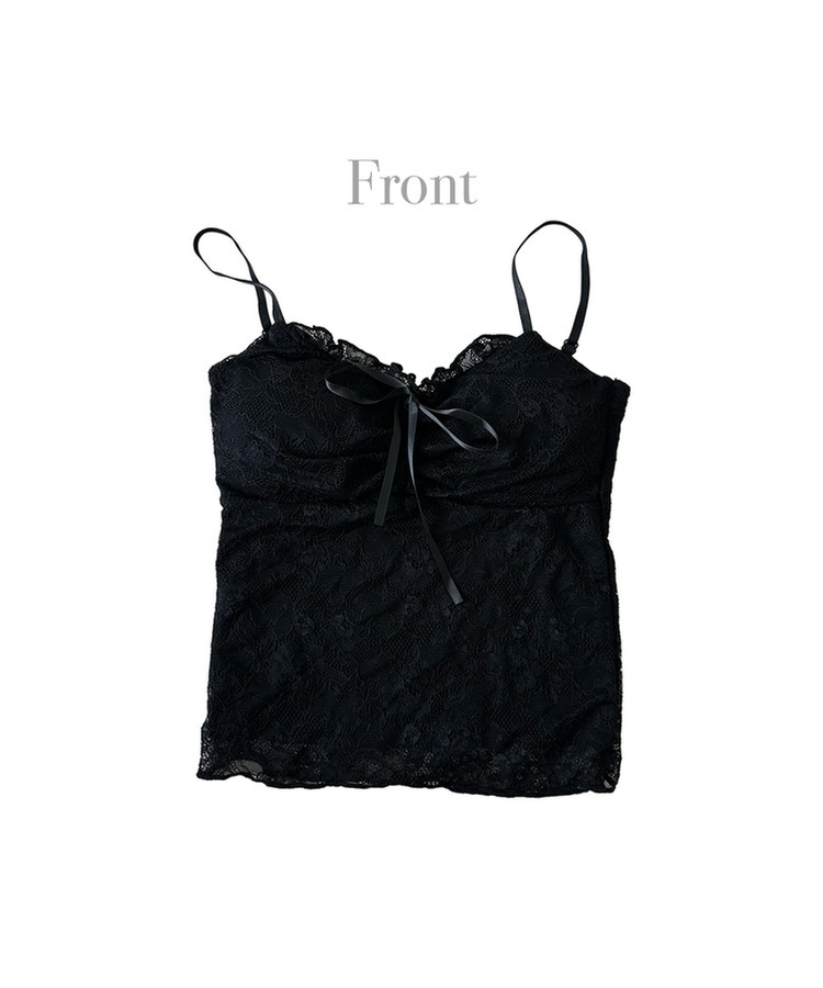 【カップ付き】レースキャミソール