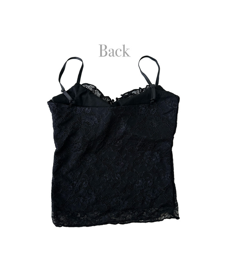【カップ付き】レースキャミソール