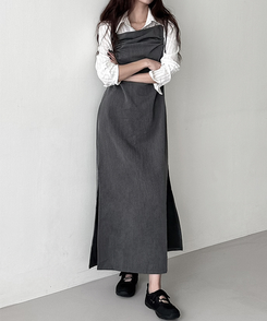 チャードキャミソールワンピース GREY