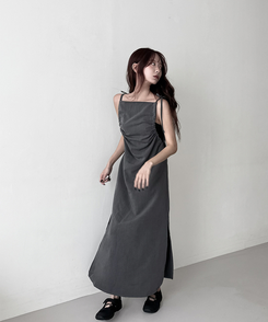 チャードキャミソールワンピース GREY