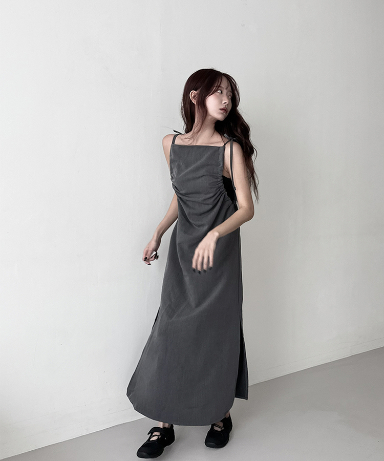 チャードキャミソールワンピース GREY