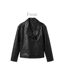 レザーオーバーライダージャケット
