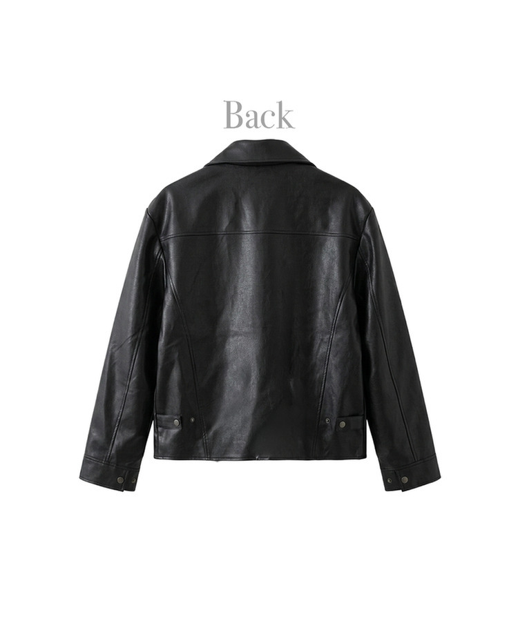 レザーオーバーライダージャケット