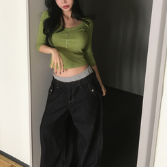 ペンダントデイリー7分Tシャツ(7color) LIGHT GREEN