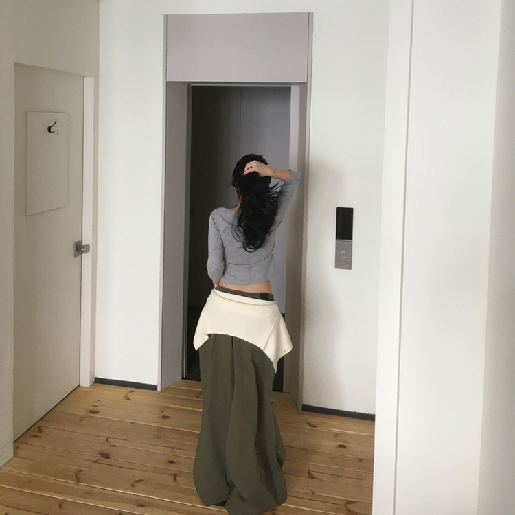 ペンダントデイリー7分Tシャツ(7color) MERANGE GRAY