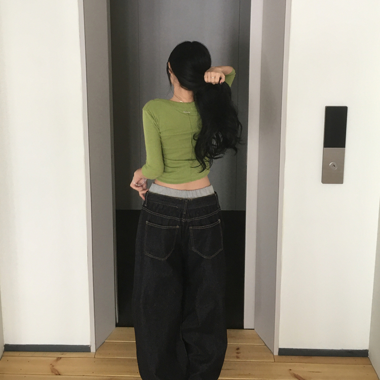 ペンダントデイリー7分Tシャツ(7color) LIGHT GREEN