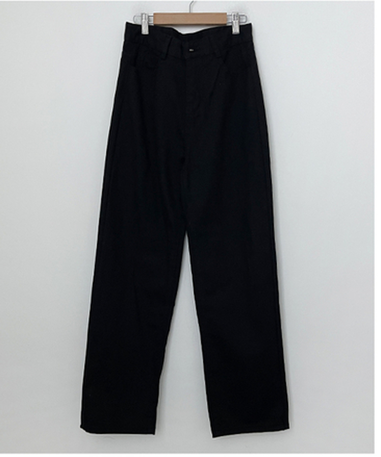 ストレートワイドデニムパンツ