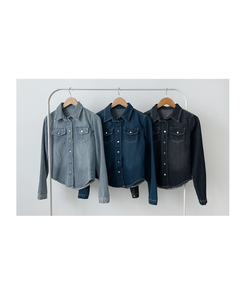 ディープウェーブデニムシャツ