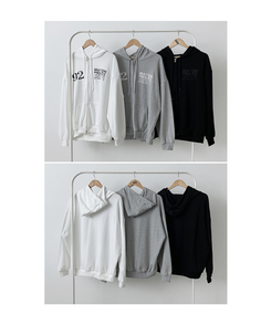 マイルドオーバーフードジップアップパーカー