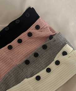 ボタン袖オフキャミソールレイヤードTシャツ