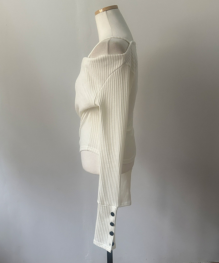 ボタン袖オフキャミソールレイヤードTシャツ