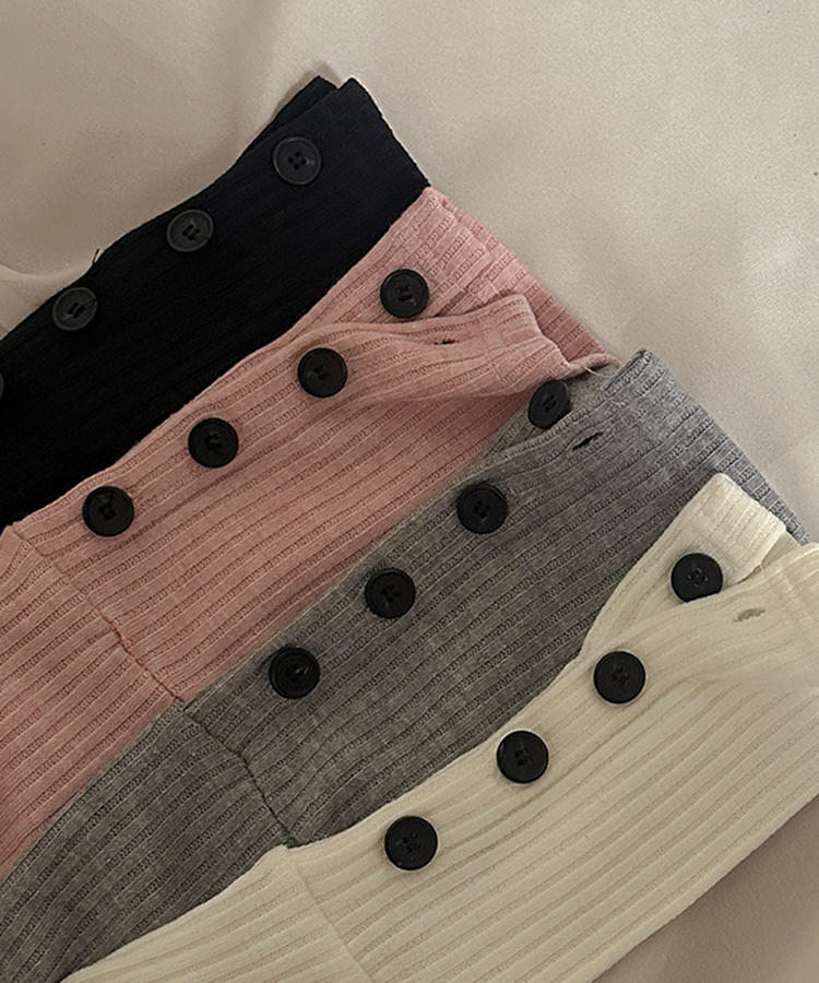 ボタン袖オフキャミソールレイヤードTシャツ