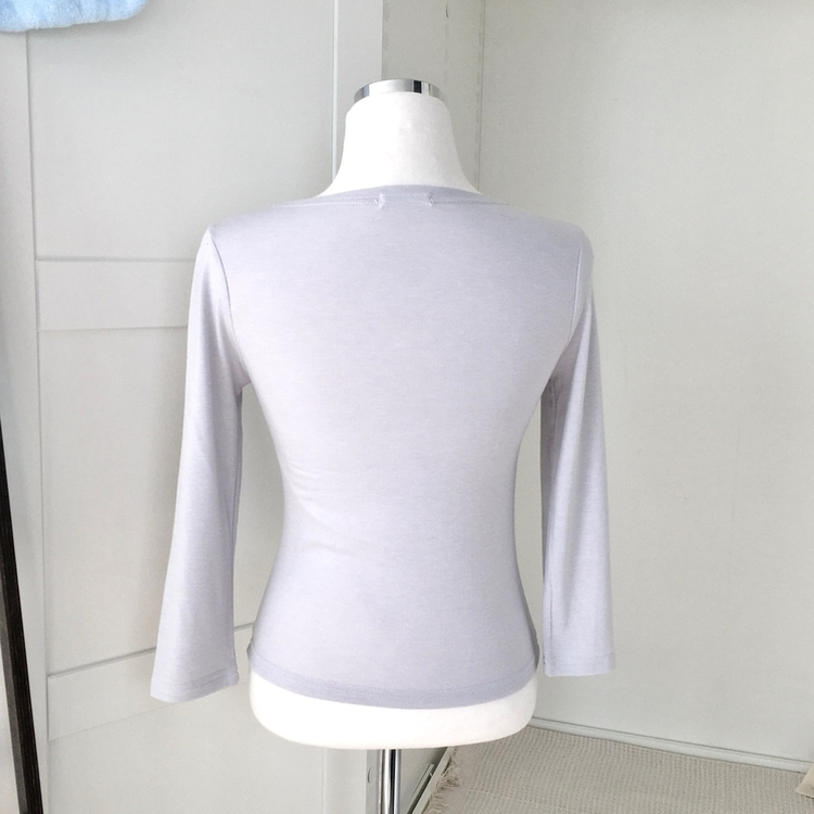 슬림 부들 리본 타이 7부 반팔 긴팔 티셔츠 봄 개강 가