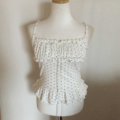 【SET】ラブリードットキャミカーディガン