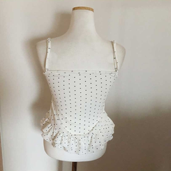 【SET】ラブリードットキャミカーディガン