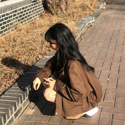 オーバーフィットトリングポケットジャンパー BROWN