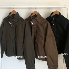 オーバーフィットトリングポケットジャンパー