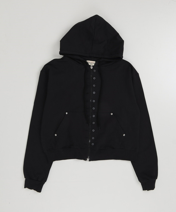 ボタンポイントフードジップアップ