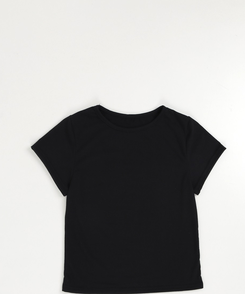 【SET】ドットシースルートップス＋レイヤード半袖Tシャツ