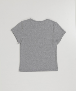 【SET】ドットシースルートップス＋レイヤード半袖Tシャツ