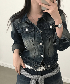 デニムジャケットジャケット LIGHT DENIM