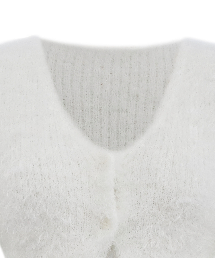 ファークロップニットカーディガン(6color)