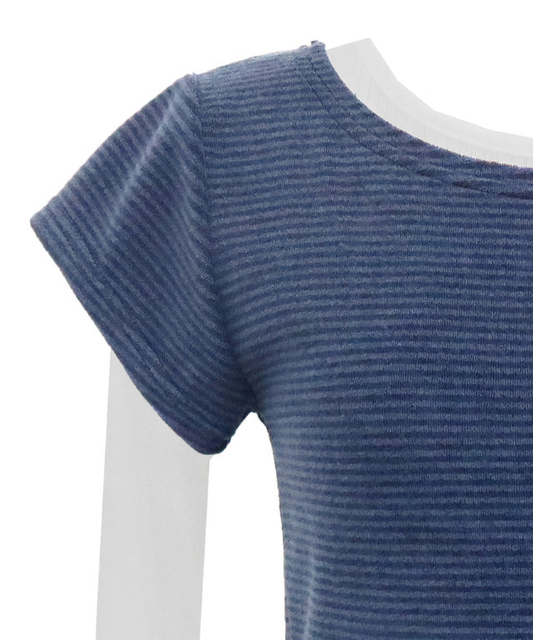 ストライプレイヤードTシャツ