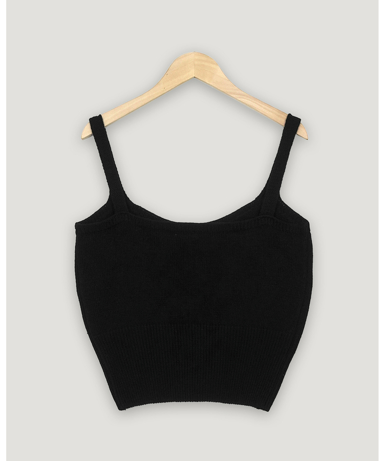 レイヤードニットビスチェ