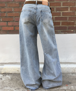 【丈別】ワイドデニムパンツ(6color) VINTAGE BLUE