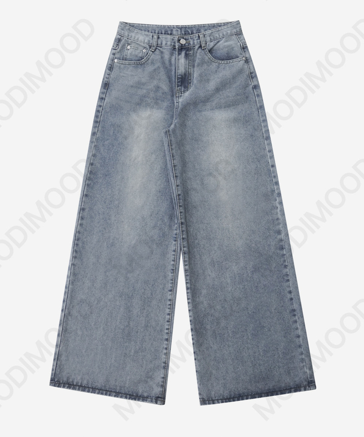 【丈別】ワイドデニムパンツ(6color)