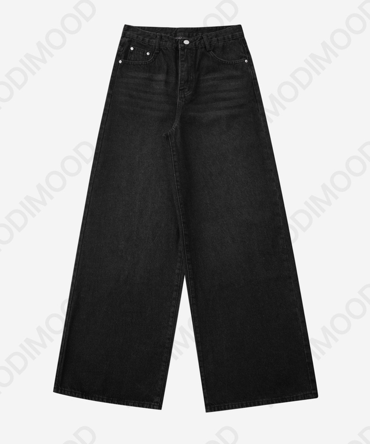 【丈別】ワイドデニムパンツ(6color)