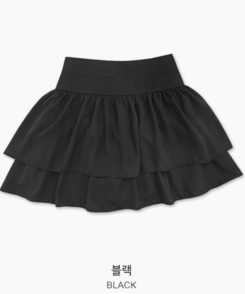 シフォンフレアミニスカート