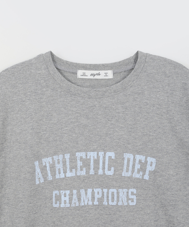 レタリング半袖Tシャツ