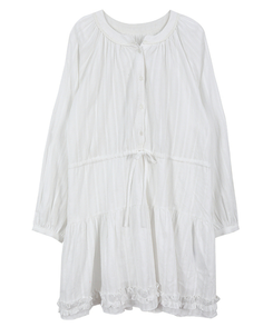 アイレットストリングフレアワンピース