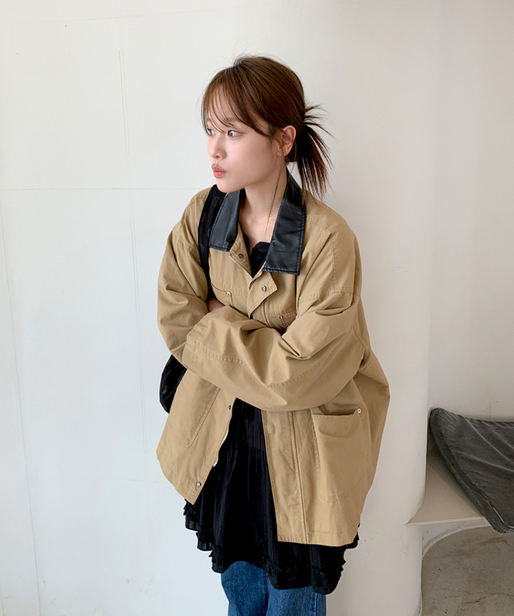 アイレットストリングフレアワンピース BLACK