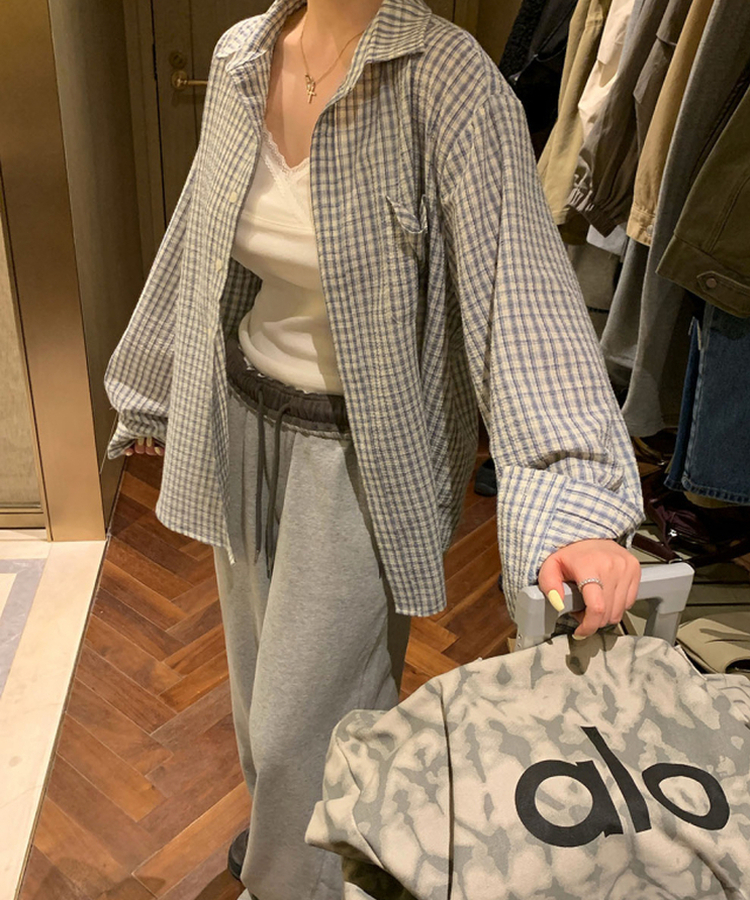 Vネックレースキャミソール WHITE