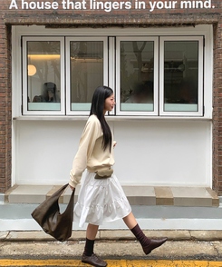 デイリーレザーバッグ BROWN