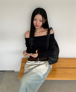 デイリーレザーバッグ BLACK