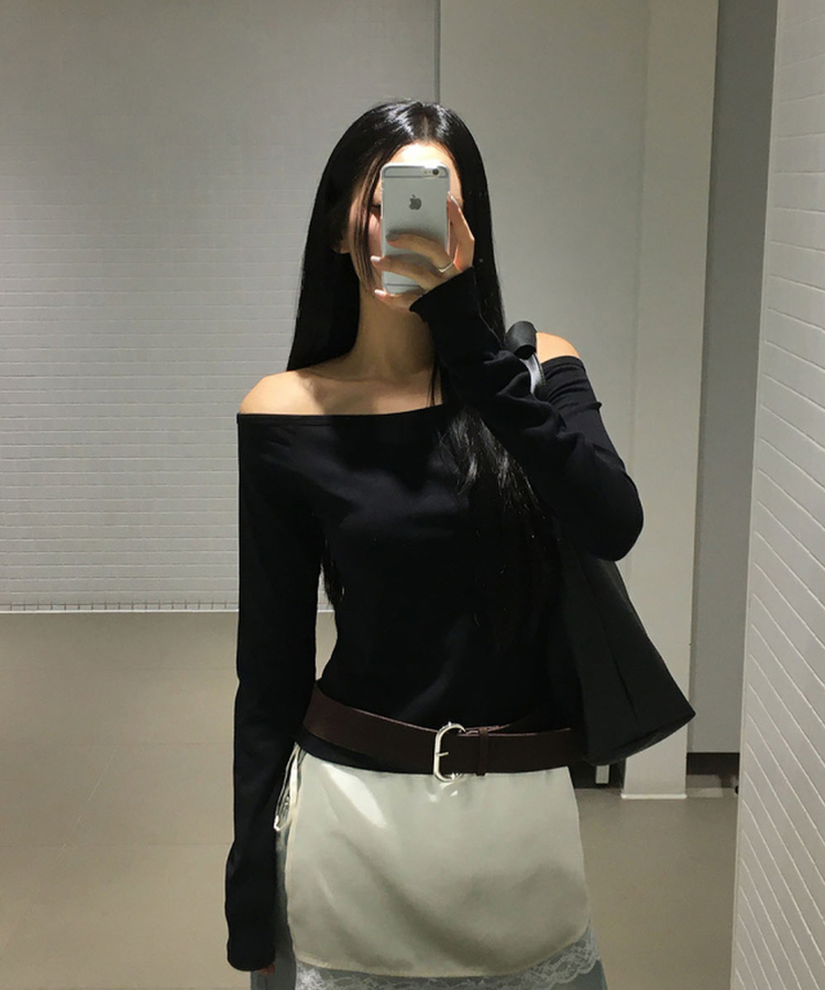 デイリーレザーバッグ BLACK