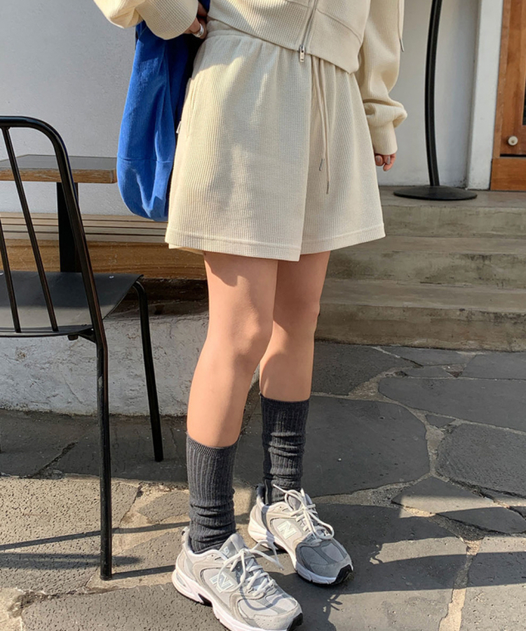 【SET】ワッフルトレーニングセットアップ IVORY