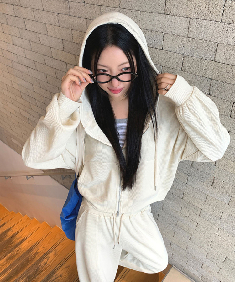 【SET】ワッフルトレーニングセットアップ IVORY