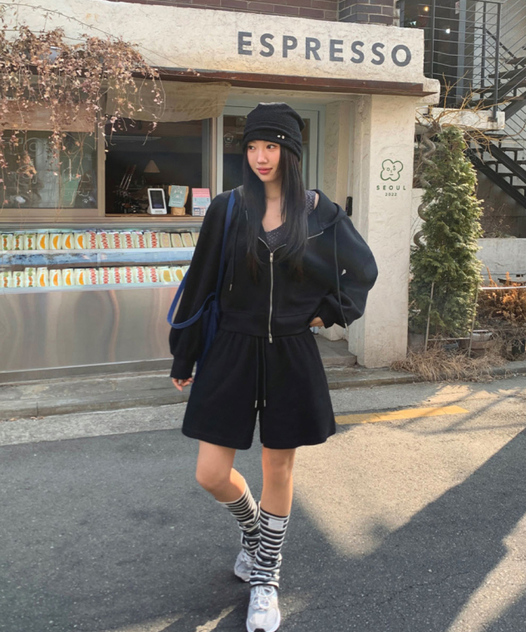 【SET】ワッフルトレーニングセットアップ BLACK