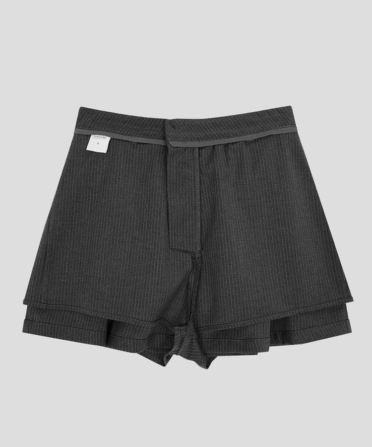 ストライプスカートパンツ