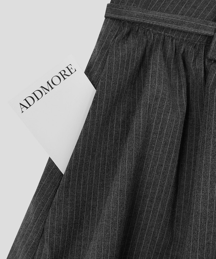 ストライプスカートパンツ